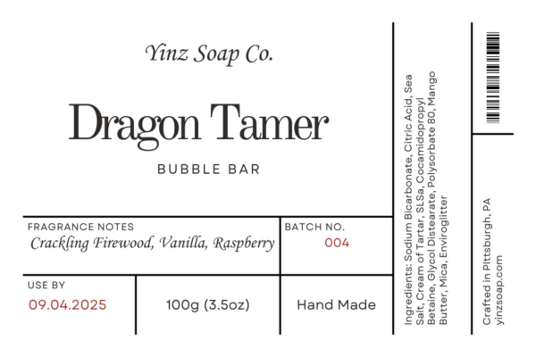 Dragon Tamer - Bubble Bar