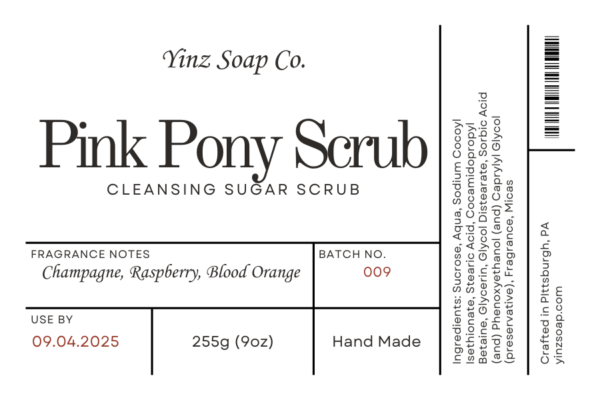 Pink Pony Scrub - Cleansing Sugar Scrub